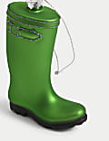 Glass Welly Hanging Decoration 