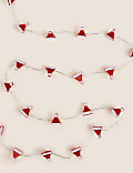 20 Santa Hat Battery String Lights