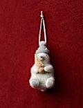 Felt Hanging Polar Bear Decoration