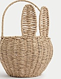 Raffia Bunny Basket