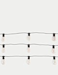 Guirlande de 10 ampoules LED néon multicolores
