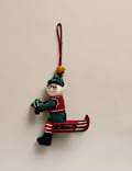 Felt Hanging Elf Decoration