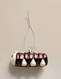 Colin the Caterpillar™ Glass Hanging Decoration