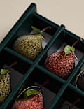 6pk Hanging Frosted Fruit Decorations