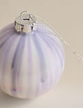 Iridescent Glass Marble Bauble