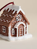 Hanging Gingerbread House Decoration