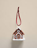 Hanging Gingerbread House Decoration