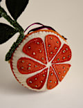 Orange Felt Hanging Decoration