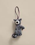 Felt Hanging Racoon Decoration