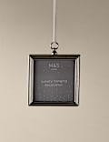 Silver Hanging Photo Frame Decoration