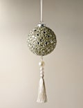 Glass Beaded Celebration Bauble