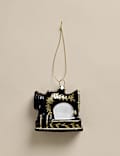 Glass Hanging Sewing Machine Decoration