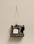 Glass Hanging Sewing Machine Decoration