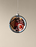 Glass Hanging Fry Up Decoration