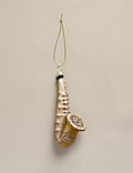 Glass Hanging Saxophone Decoration