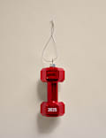 Glass Hanging Dumbbell Decoration