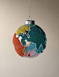 Glass Hanging Globe Decoration