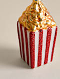 Glass Hanging Popcorn Decoration