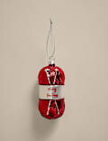 Knitting Glass Hanging Decoration