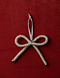 Hanging Beaded Bow Decoration