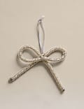 Hanging Beaded Bow Decoration