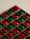 49pk Mini Shatterproof Baubles