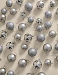 50pk Glass Baubles