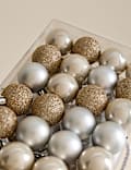 80pk Shatterproof Baubles
