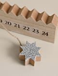 Wooden Star Advent Calendar