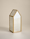 Large Mercury Glass House Decoration