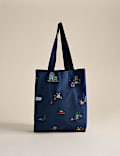Pure Cotton Spencer Bear™ Christmas Tote Bag
