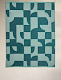 Geometric Fringed Throw