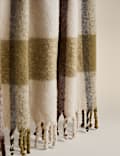 Faux Mohair Checked Throw