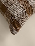 Pure Cotton Checked Textured Cushion