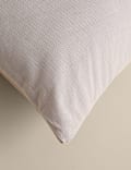 Coussin en velours c&ocirc;tel&eacute; 100 % coton lav&eacute;