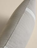 Pure Cotton Double Stripe Bolster Cushion