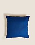Cotton with Linen Floral Cushion