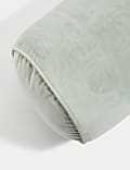 Velvet Piped Bolster Cushion