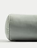 Velvet Piped Bolster Cushion