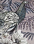 Velvet Embroidered Peacock Cushion