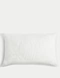 Coussin en lin mélangé à motif brodé