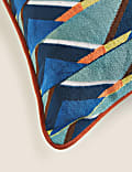 Velvet Geometric Cushion