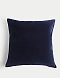 Velvet Cherry Blossom Embroidered Cushion