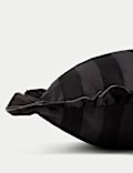 Pure Cotton Frill Striped Bolster Cushion