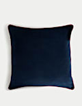Velvet Floral Large Cushion