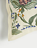 Cotton with Linen Embroidered Cushion