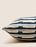 Chenille Geometric Cushion