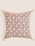 Seville Feria Pure Cotton Tasselled Cushion