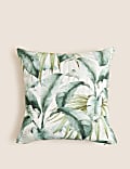 Pure Cotton Leaf Print Cushion