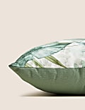 Pure Cotton Leaf Print Cushion